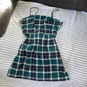 Aeropostale Plaid Mini Skater Dress